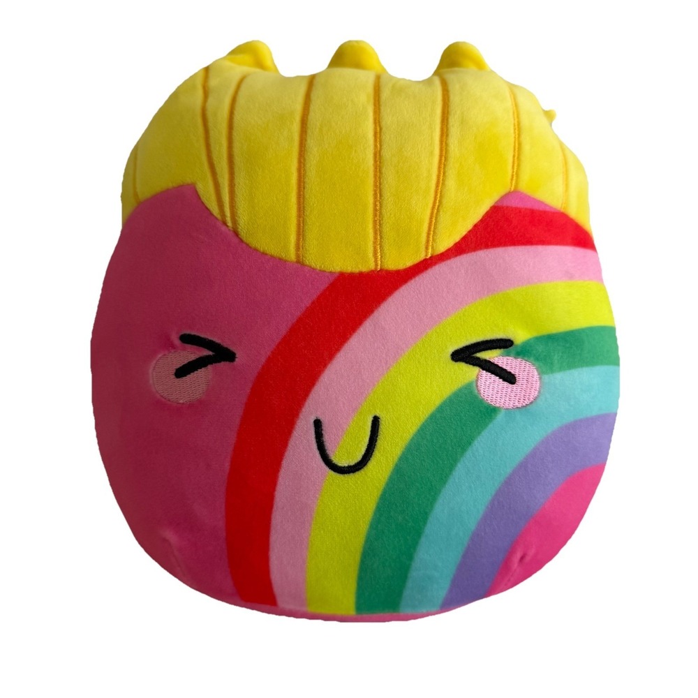 Claire's Exclusive Squishmallow Codie‎ the Rainbow Fries 8 Inch
